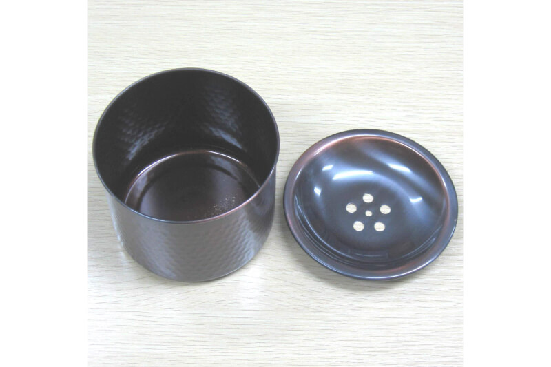 N325、希少 銅製 七宝 茶器 ５点セット 銅器 花鳥 ワインぼかし 11点セット 3.0寸・3.5寸